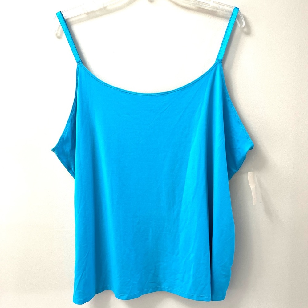 ColdWater Creek🆕 2X Aqua Essential Tank with adjustable straps with attached tag - Picture 2 of 11